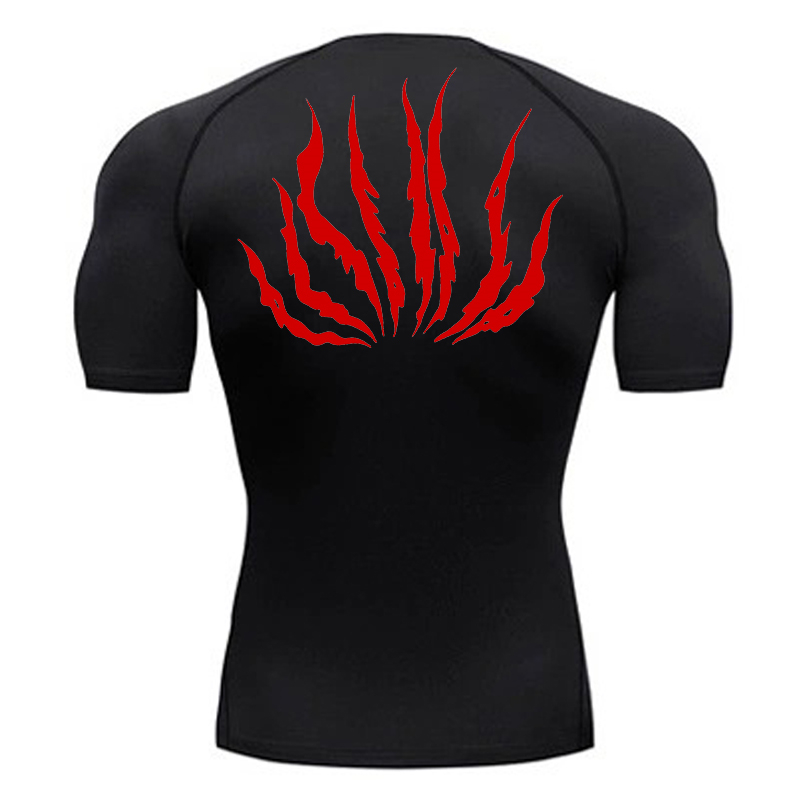 Base Layer Top - Graphic Print Athletic Quick Dry Tshirts