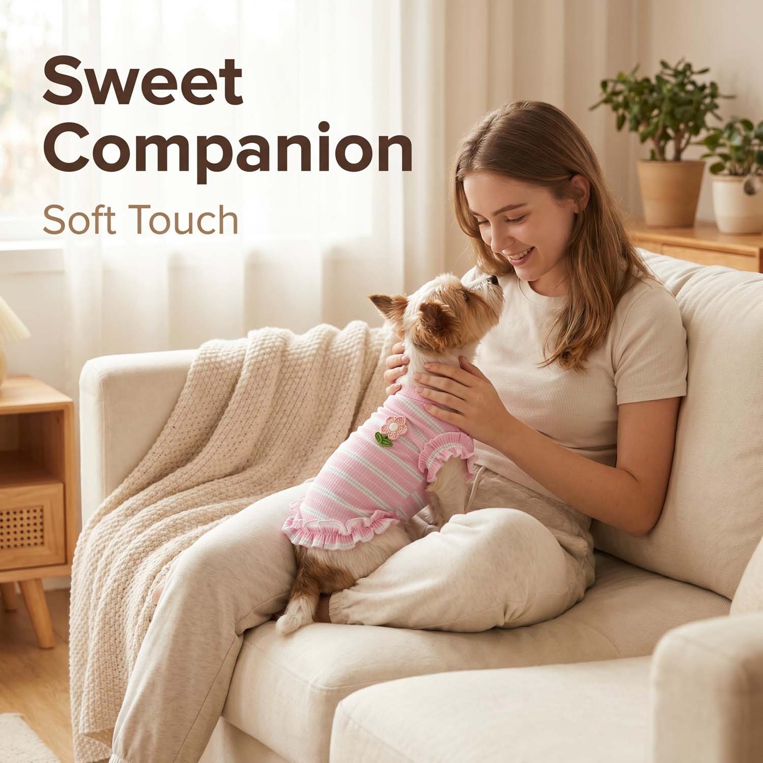 1PC Cute Ruffled Striped Summe - Tank Top Ribbed recension och pris