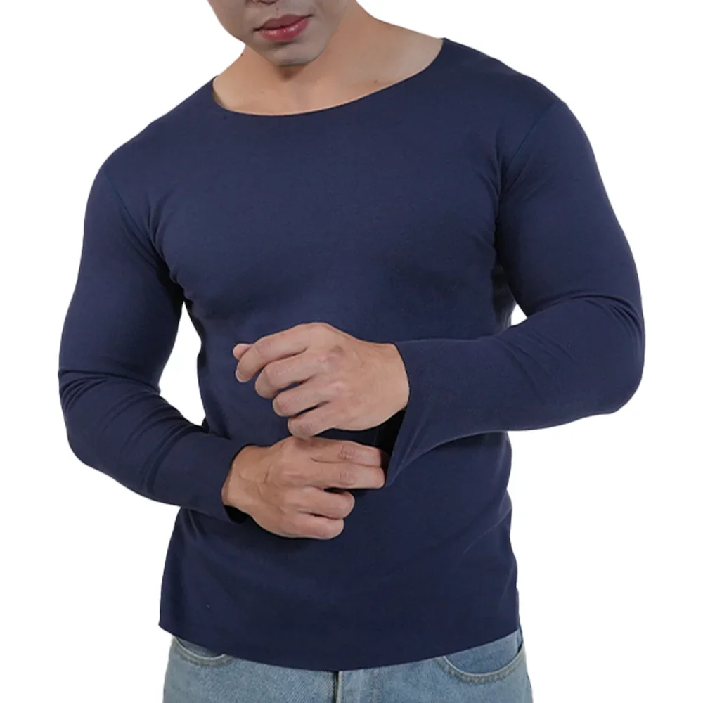 Men Thermal Underwear Long Sle - Undershirt Crew Neck recension och pris